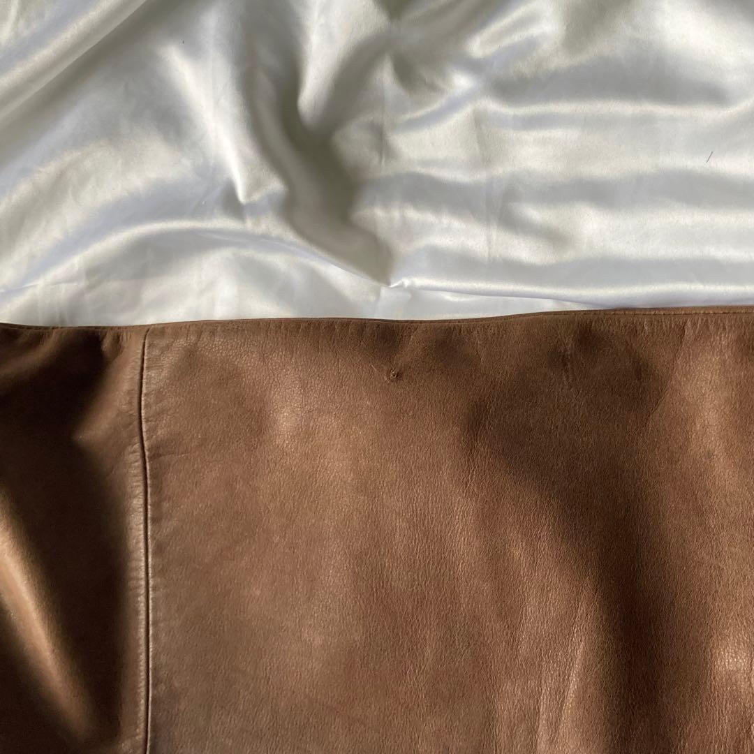 Lee Riders レザーパンツ ブラウン 30