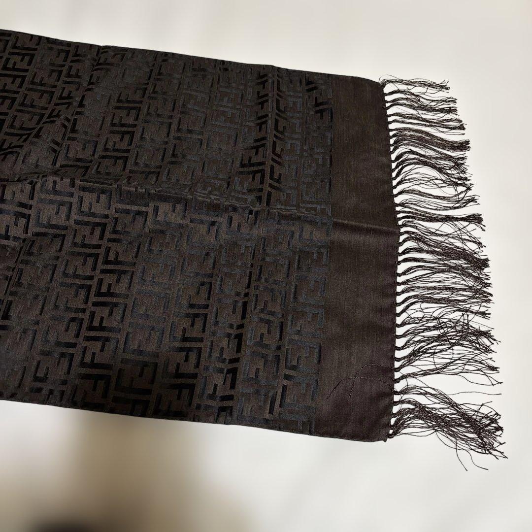 新品　FENDI ストール　マフラー　ウールシルク