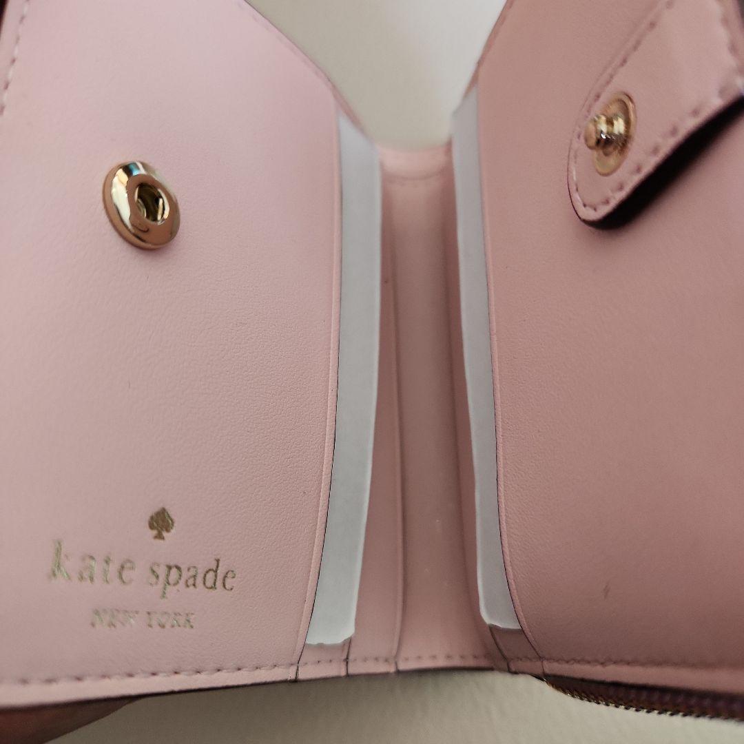 新品♡kate spade 二つ折り財布 ピンク