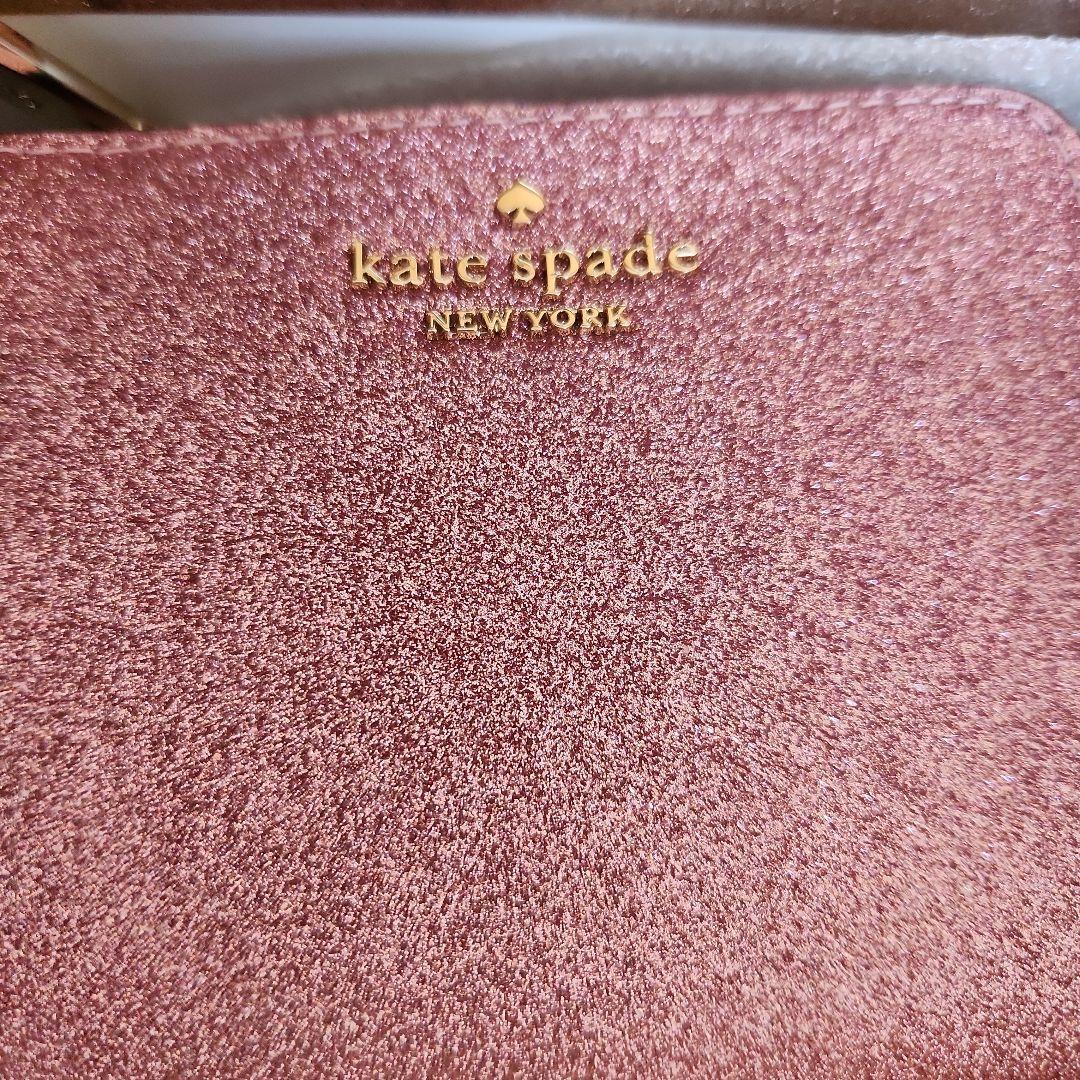 新品♡kate spade 二つ折り財布 ピンク