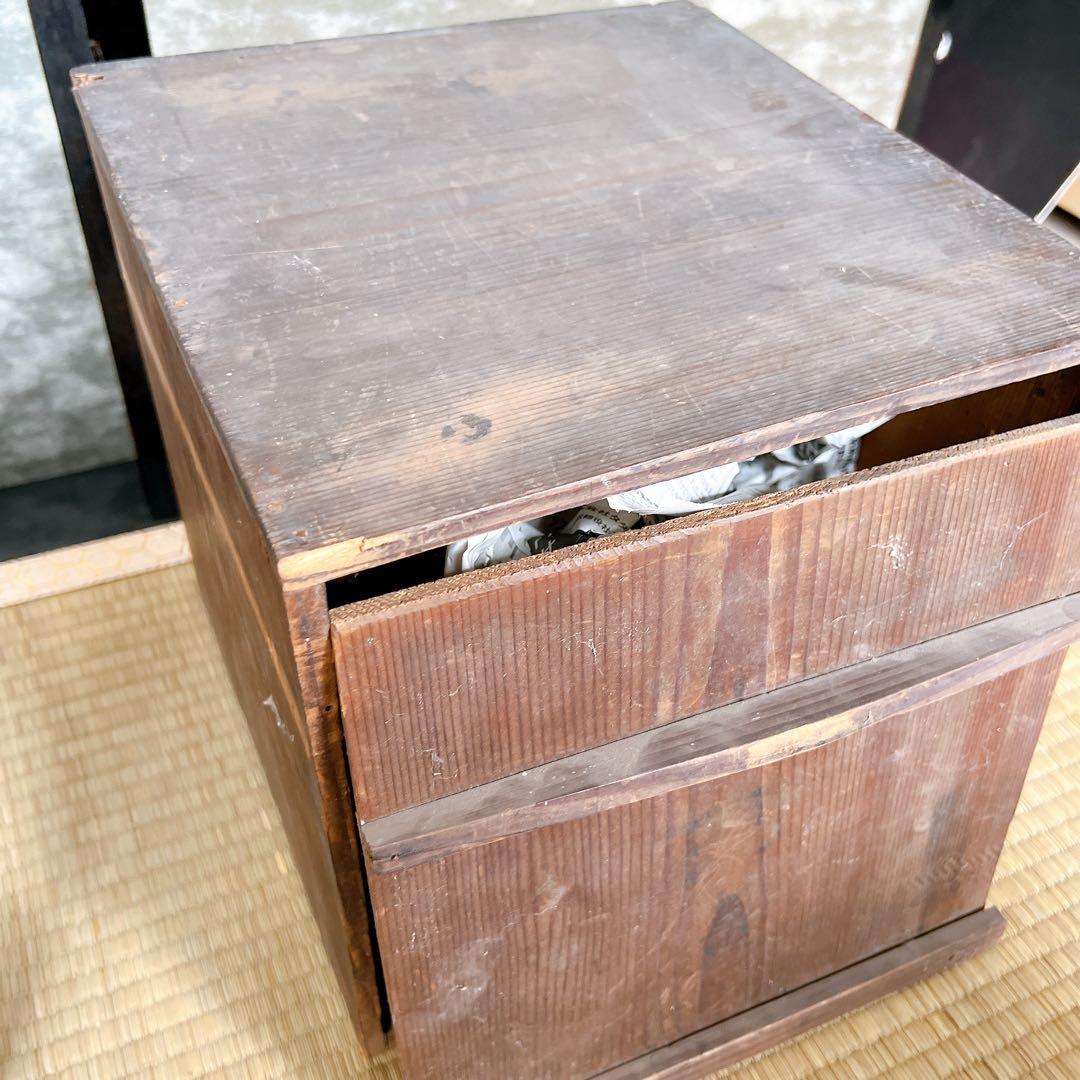 蒔絵　漆器 膳　黒漆足付き一人膳　木製　御膳台　アンティーク　元箱あり