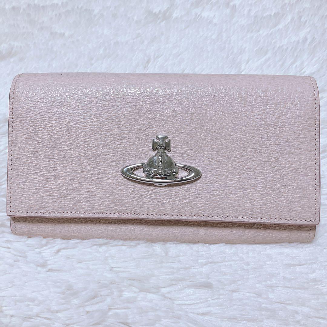♡超極美品♡限定♡ヴィヴィアンウエストウッド 長財布 ピンク オーブ オンライン