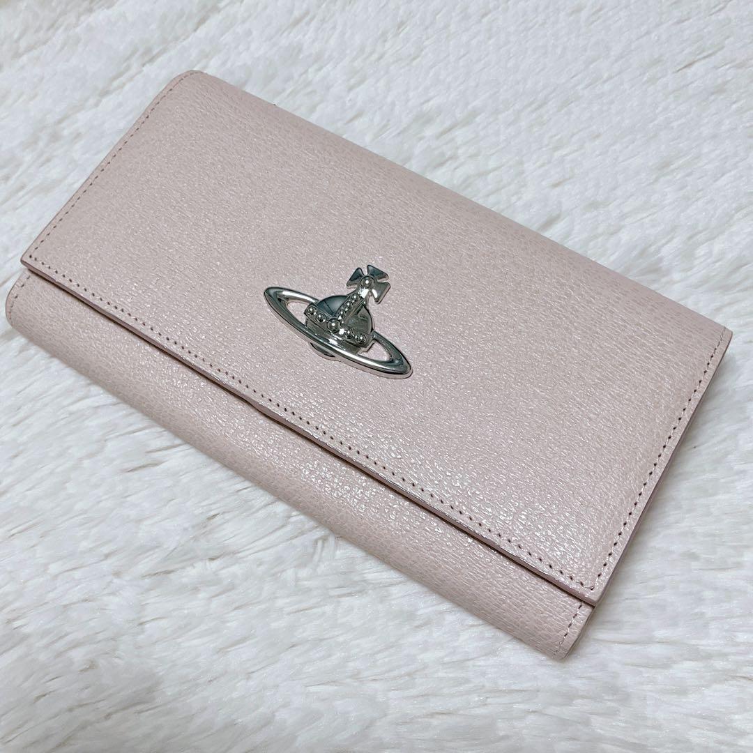 ♡超極美品♡限定♡ヴィヴィアンウエストウッド 長財布 ピンク オーブ オンライン