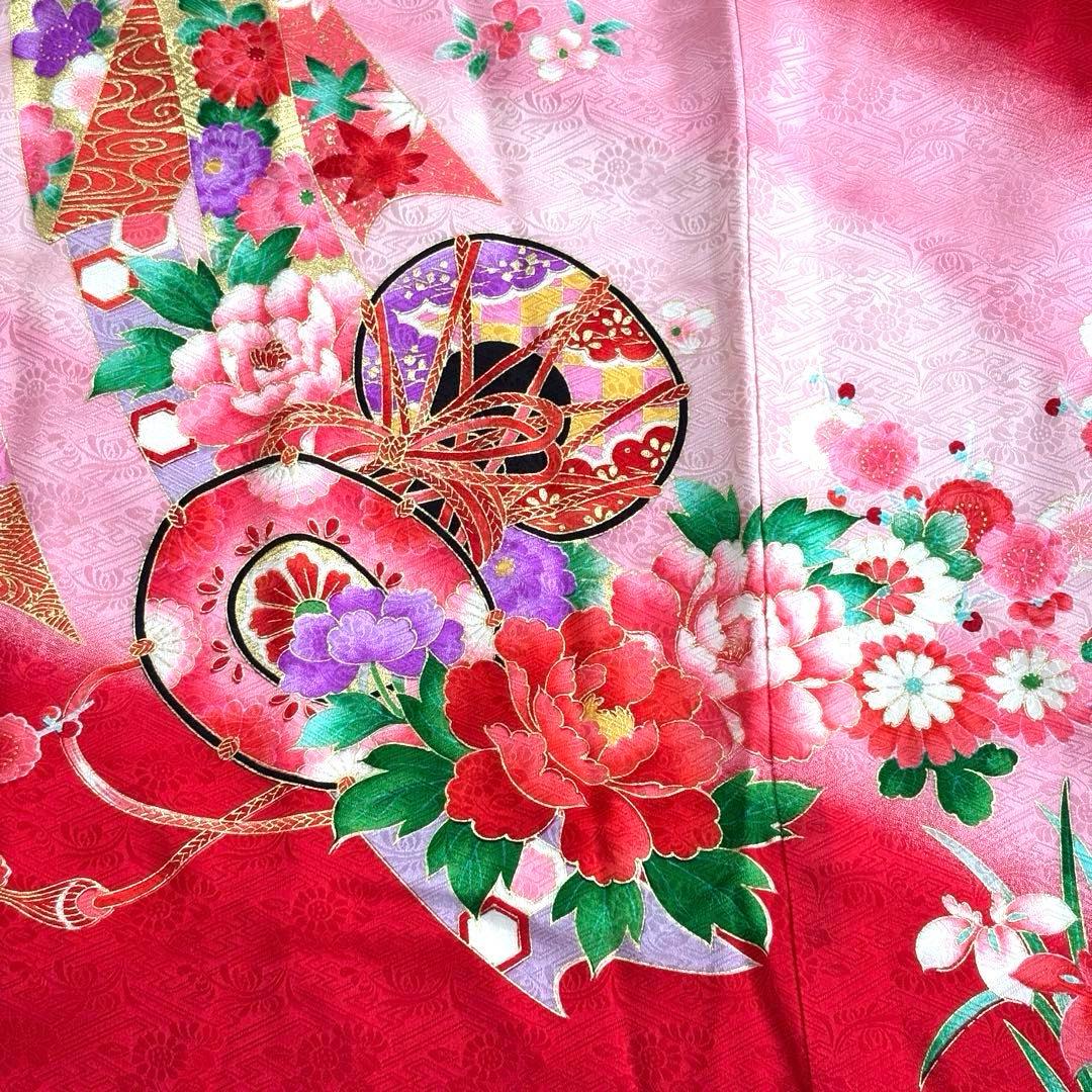 【15%値下げ！７月７日午前零時まで】お宮参り初着女の子　長襦袢付き　赤　未使用