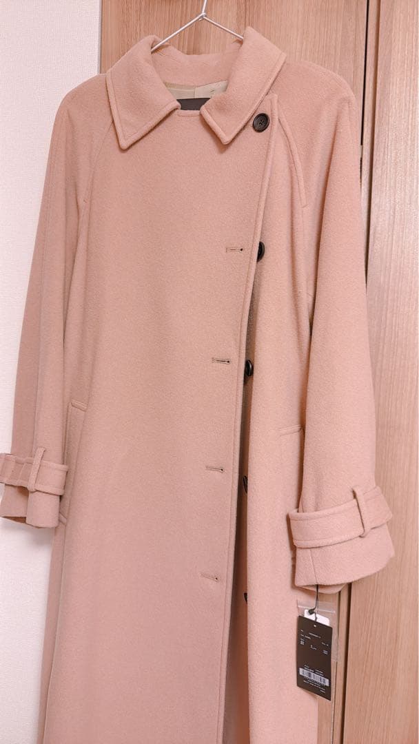 【新品】ánuans ウールトレンチコート　キャメルM