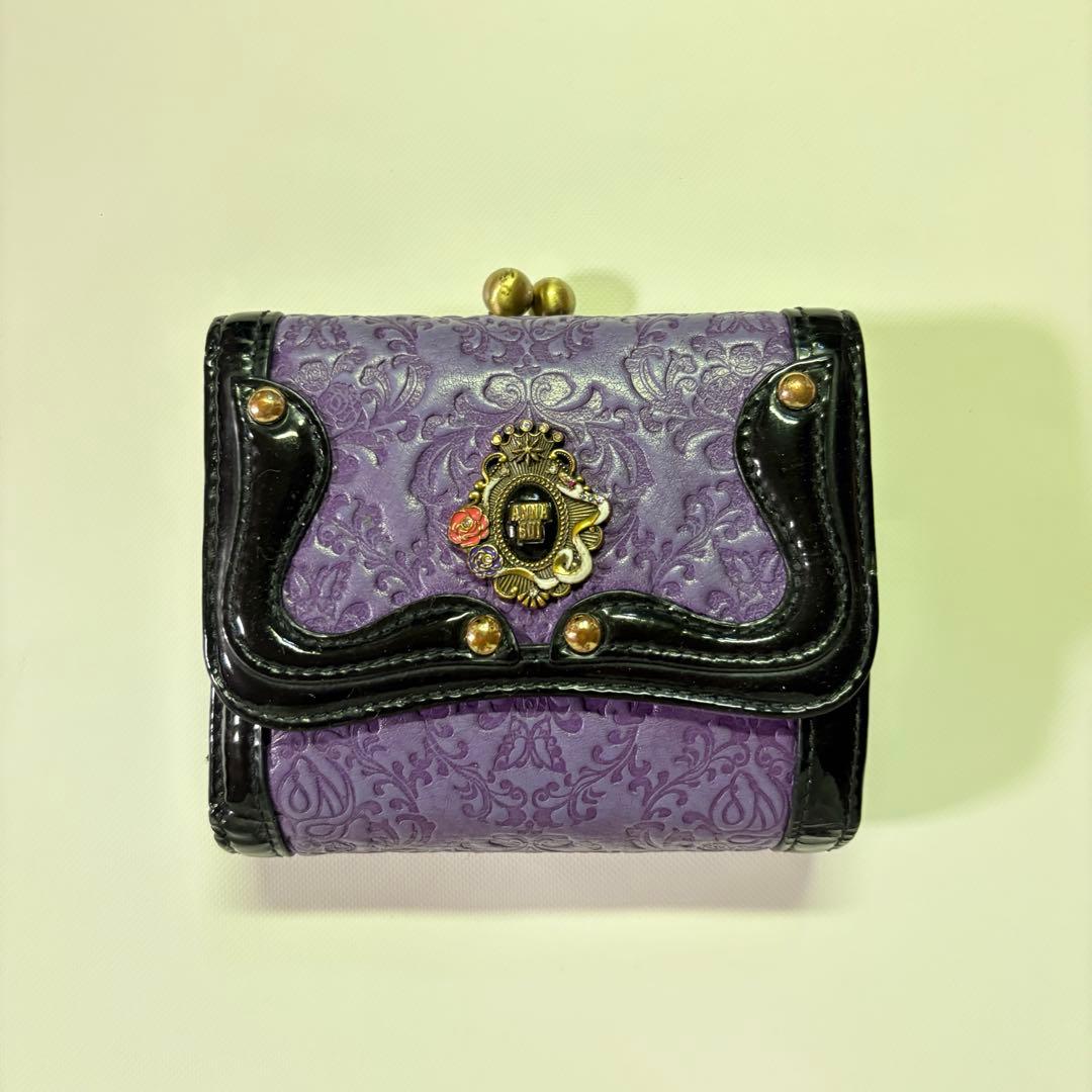 ANNA SUI アナスイ　セルパン　財布　二つ折り口金財布　がま口