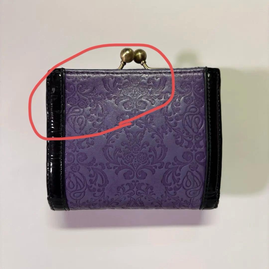 ANNA SUI アナスイ　セルパン　財布　二つ折り口金財布　がま口