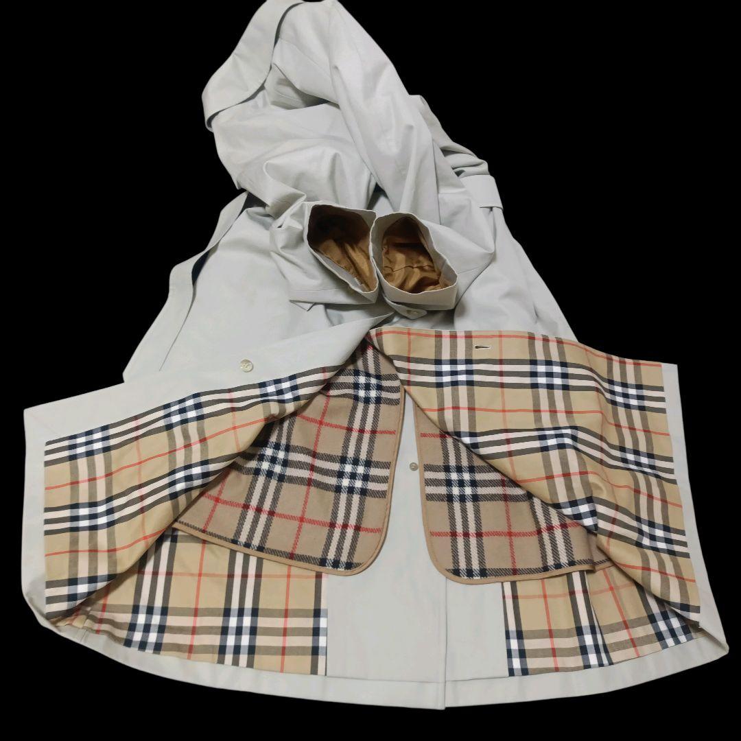 ✨BURBERRY プレステージ ノバチェック ベルト ライナー付 ロングコート