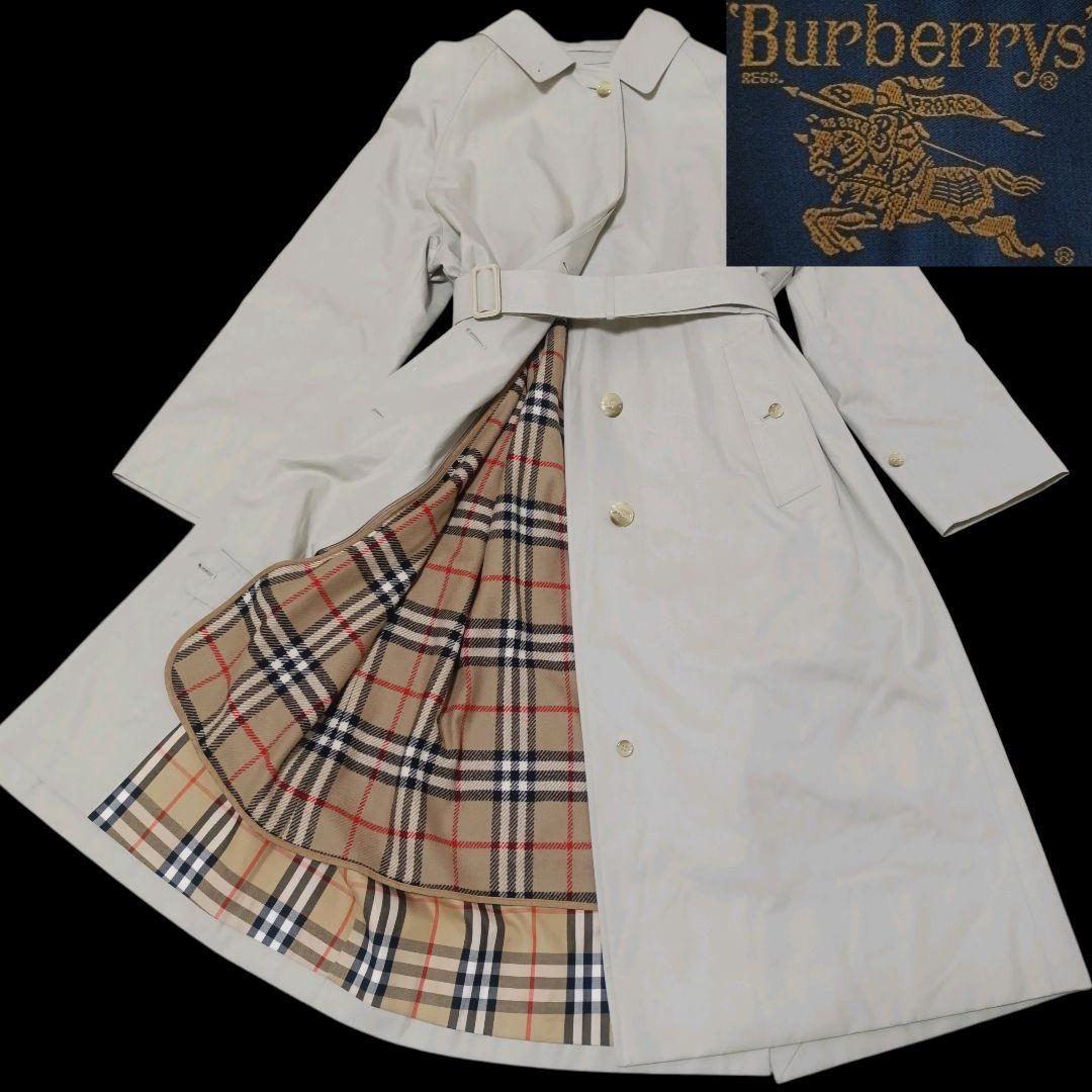 ✨BURBERRY プレステージ ノバチェック ベルト ライナー付 ロングコート