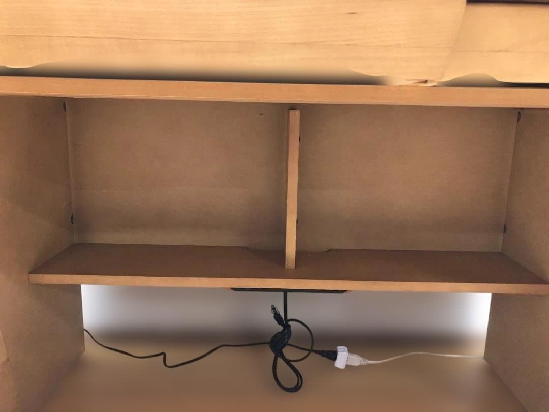 ③椅子　送料無料 カリモク 学習机4点セット ナチュラル 強机　88321