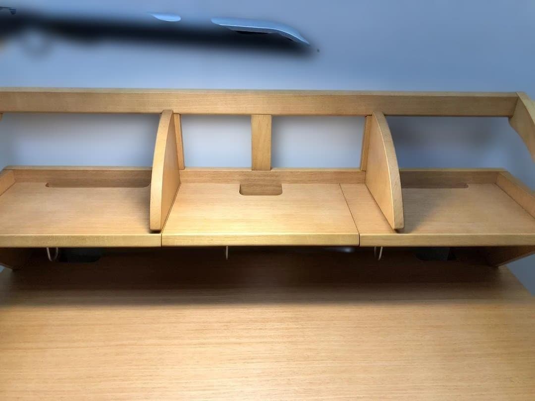 ③椅子　送料無料 カリモク 学習机4点セット ナチュラル 強机　88321