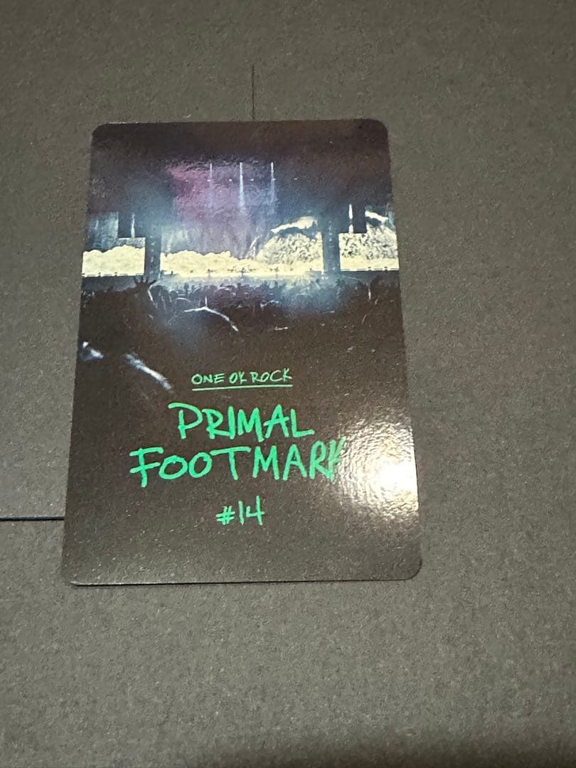ONE OK ROCK PRIMAL FOOTMARK #14 シリアルコード有
