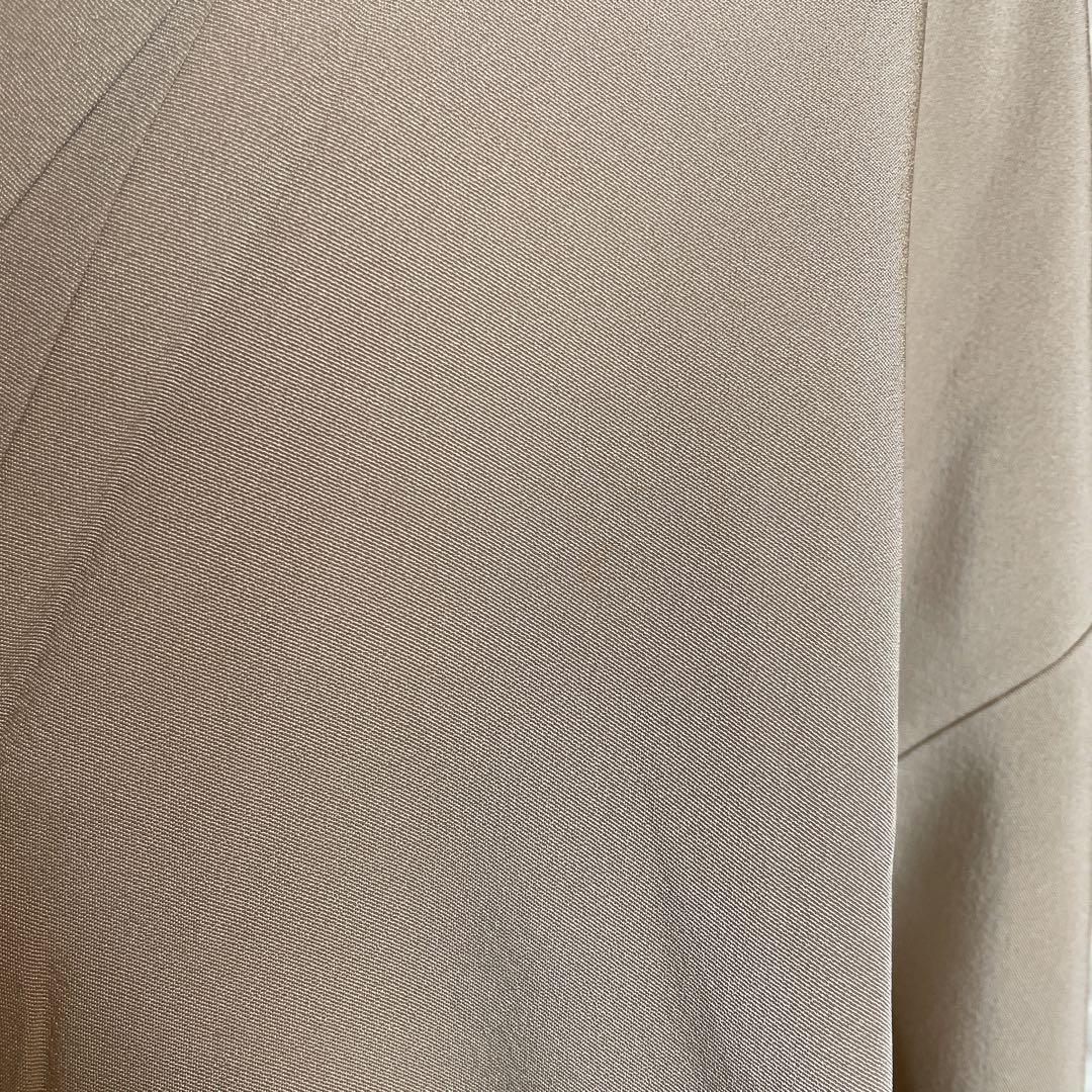 色留袖　フルセット　稲穂　鳥　丸に三つ柏　金駒　金彩　五つ紋　比翼仕立て　L3