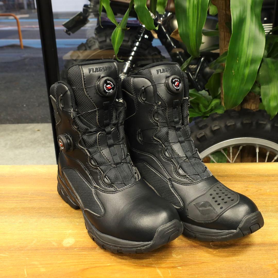 着用1回★フラッグシップ タクティカルライディングブーツ ブラック/28cm