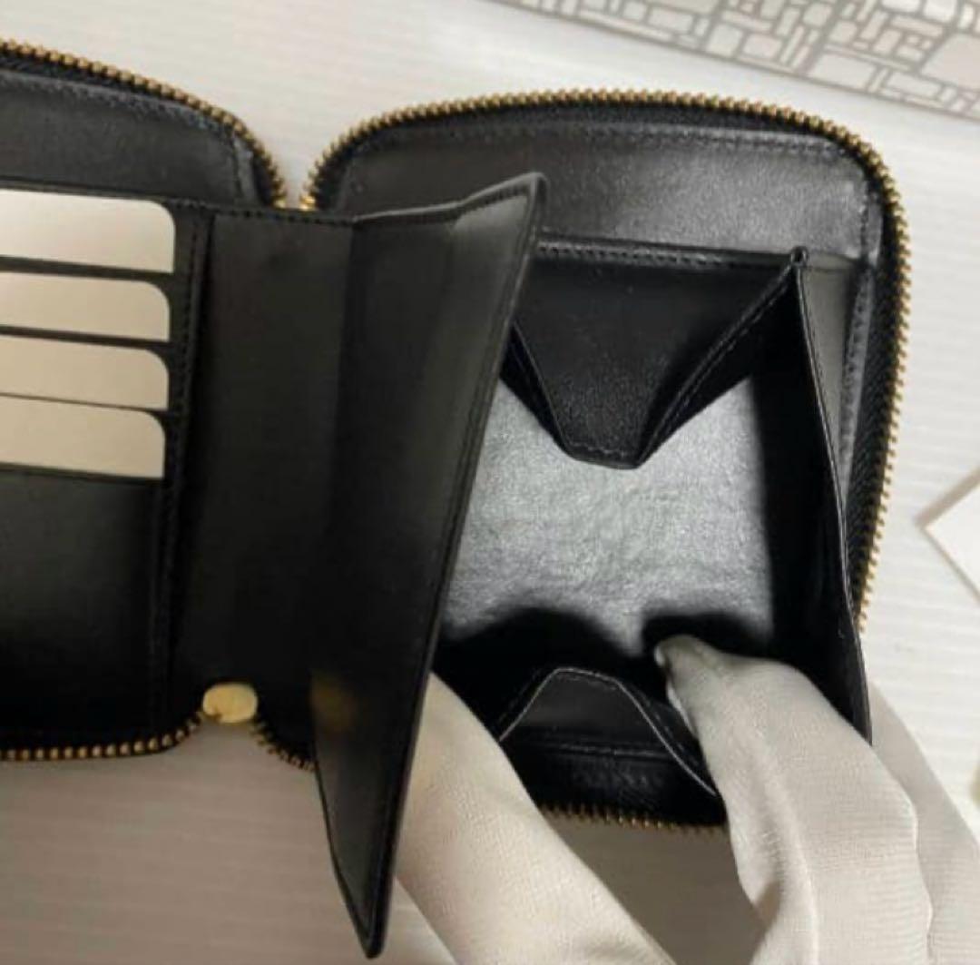 未使用　訳あり品　コムデギャルソン　折財布　ポルカドット