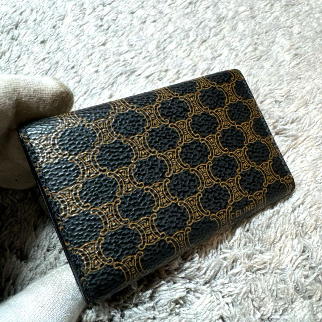 ★未使用★CELINE セリーヌ キーケース ブラックマカダム 保管袋付き