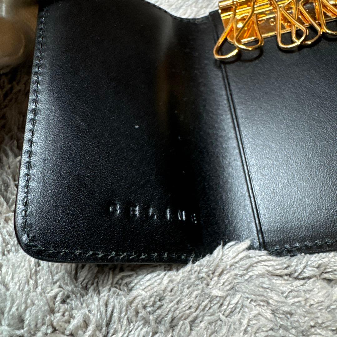 ★未使用★CELINE セリーヌ キーケース ブラックマカダム 保管袋付き