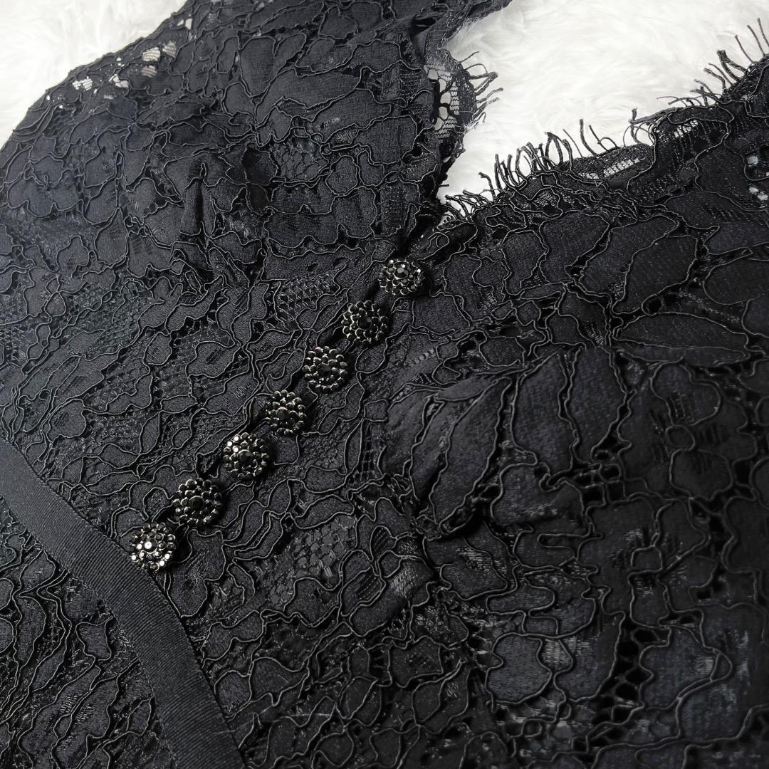 専用！！ 21SS セルフポートレイト ドレス マキシ丈 花柄 4 M 黒