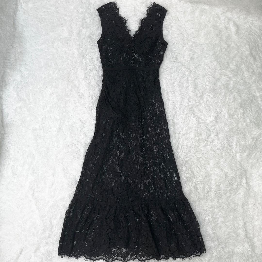 専用！！ 21SS セルフポートレイト ドレス マキシ丈 花柄 4 M 黒