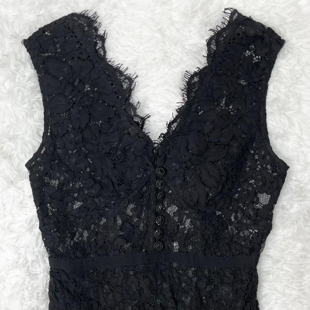 専用！！ 21SS セルフポートレイト ドレス マキシ丈 花柄 4 M 黒