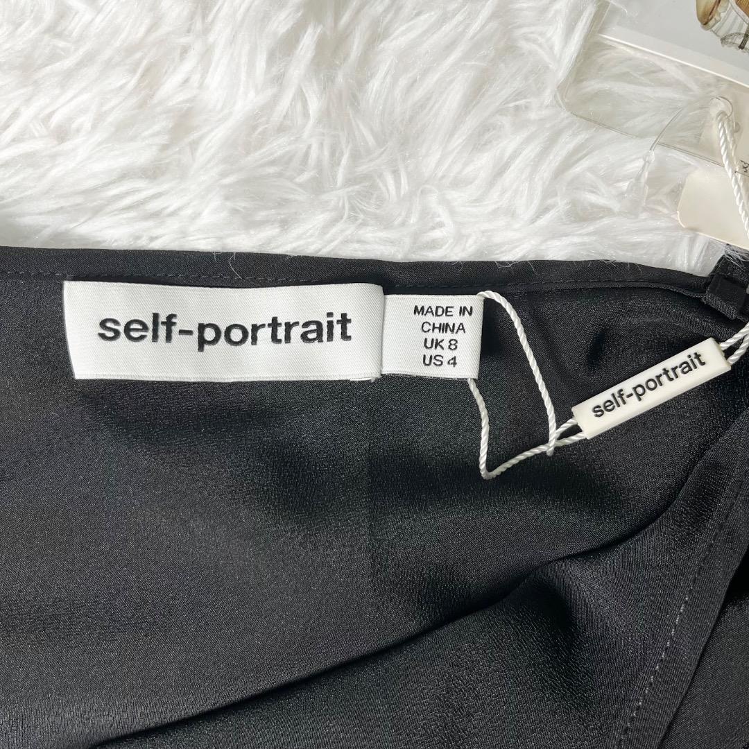 専用！！ 21SS セルフポートレイト ドレス マキシ丈 花柄 4 M 黒