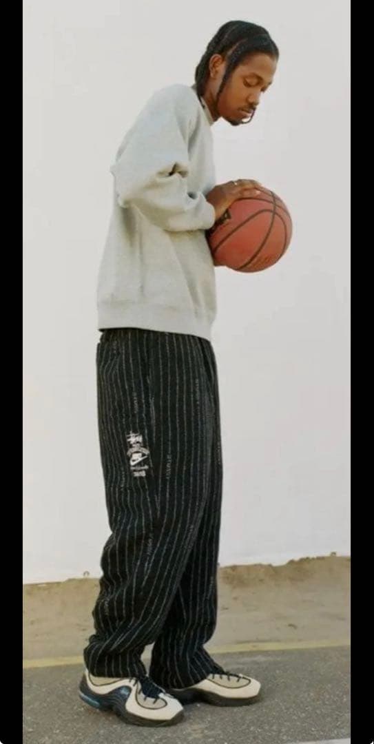値引き【S】新品Stussy × Nike Striped Wool Pants