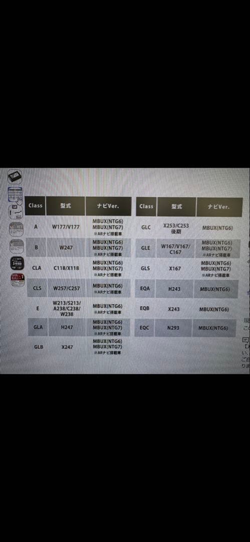 ベンツTVキャンセラーAクラ＿ＢＵＸ対応E21V