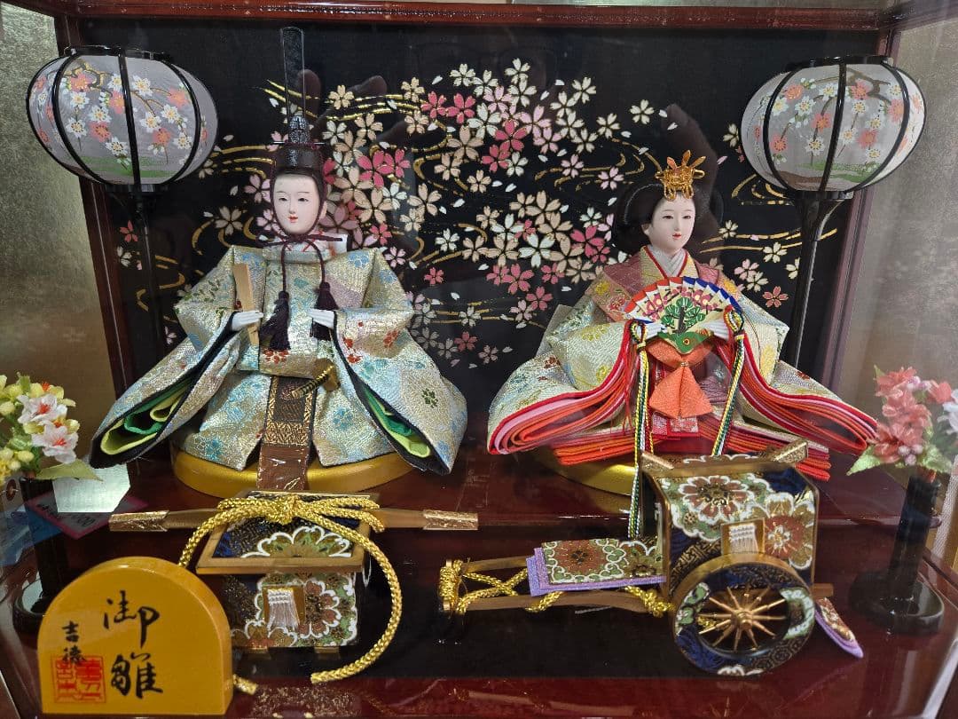 【一点限り】雛人形 ケース飾り　K44