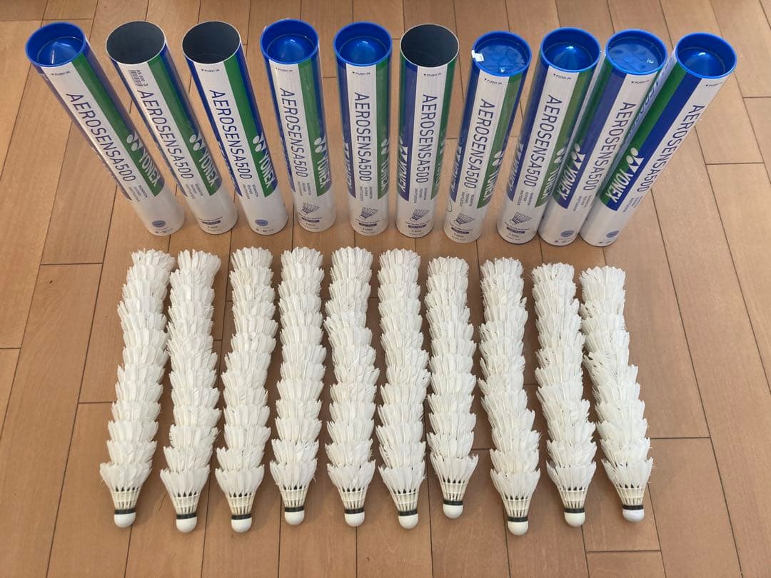 【専用】エアロセンサ500など　リペア済み基礎打ち・ノック用シャトル126個