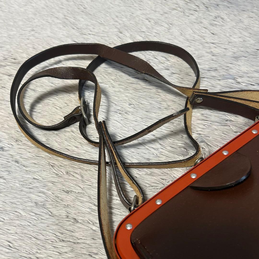 車掌鞄　革鞄　レザーバッグ　ショルダーバッグ　クロスボディ　ヴィンテージバッグ