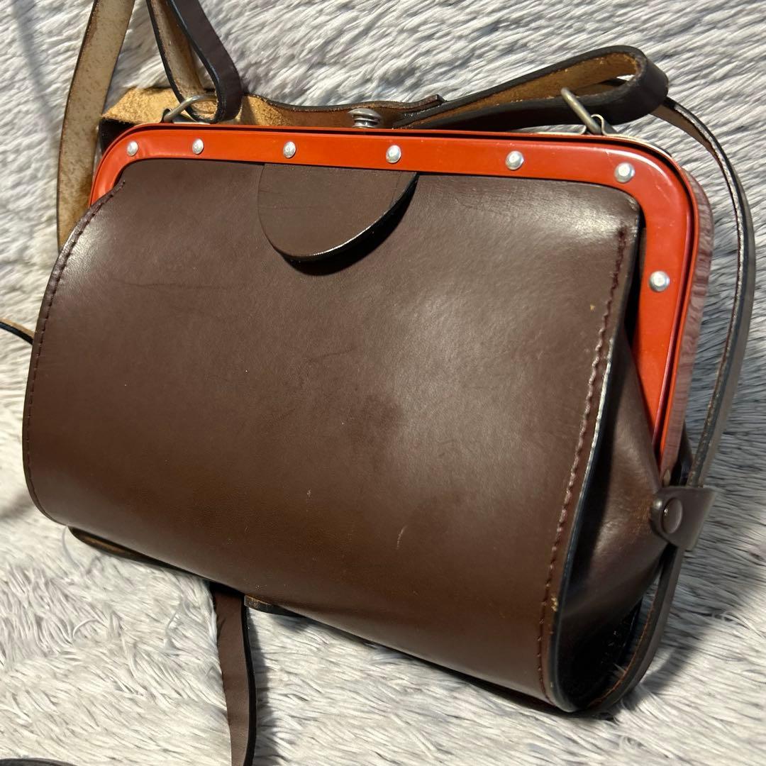 車掌鞄　革鞄　レザーバッグ　ショルダーバッグ　クロスボディ　ヴィンテージバッグ