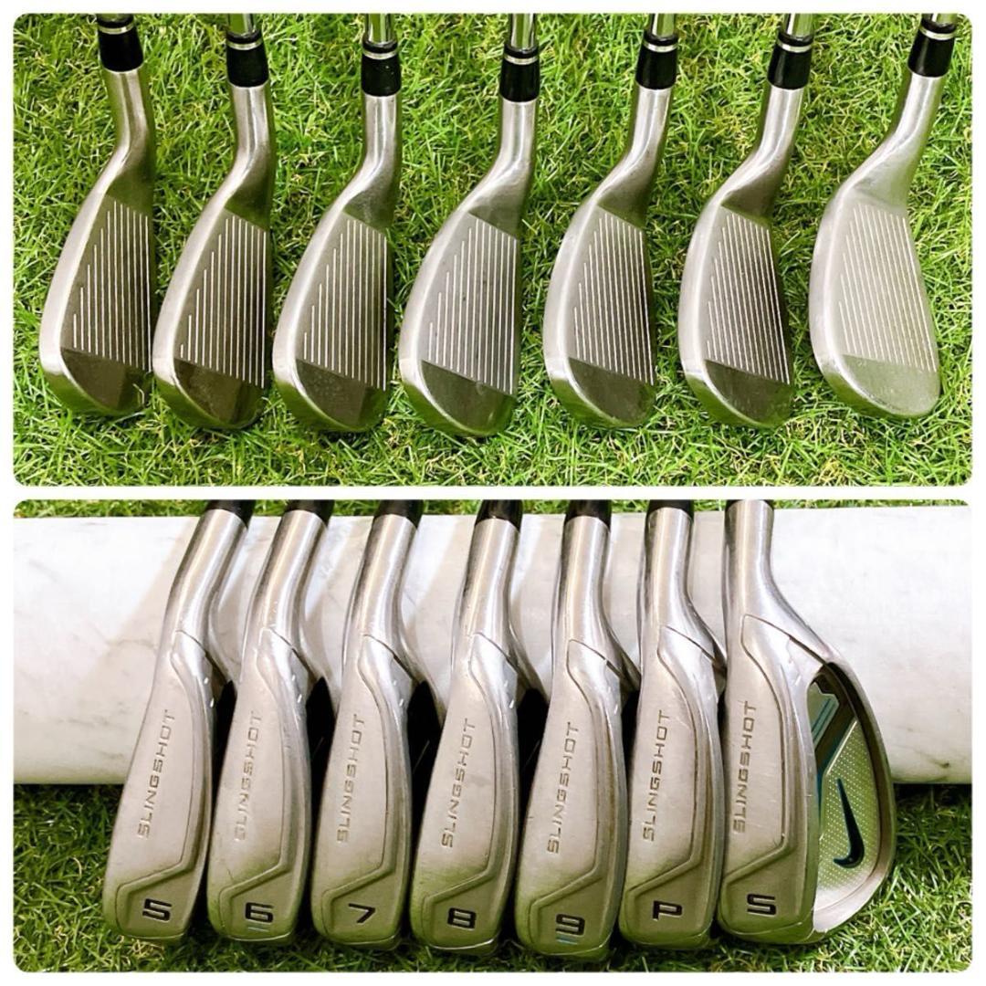 大人気 ナイキ スリングショット メンズゴルフセット 11本 初心者 右