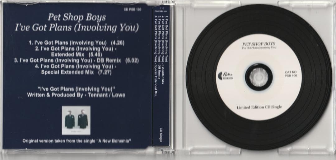Pet Shop Boys　I've Got Plans　リミックス集 貴重CD