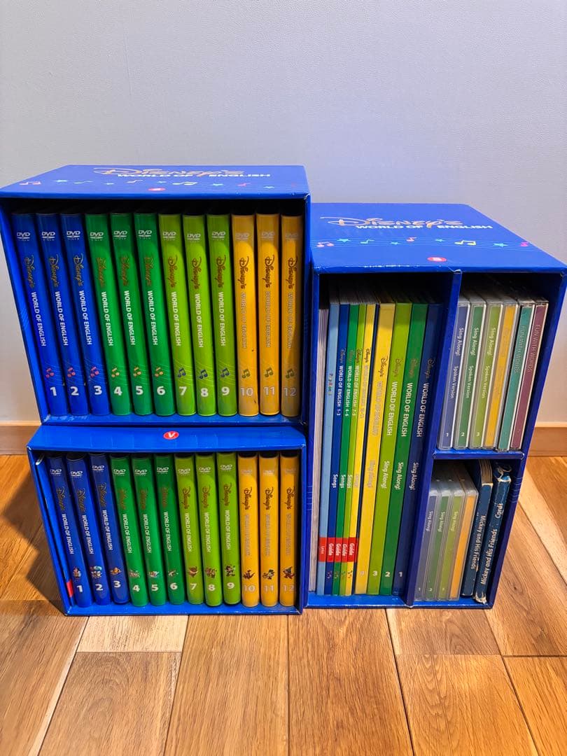 Disney World of English DVD,CDセット