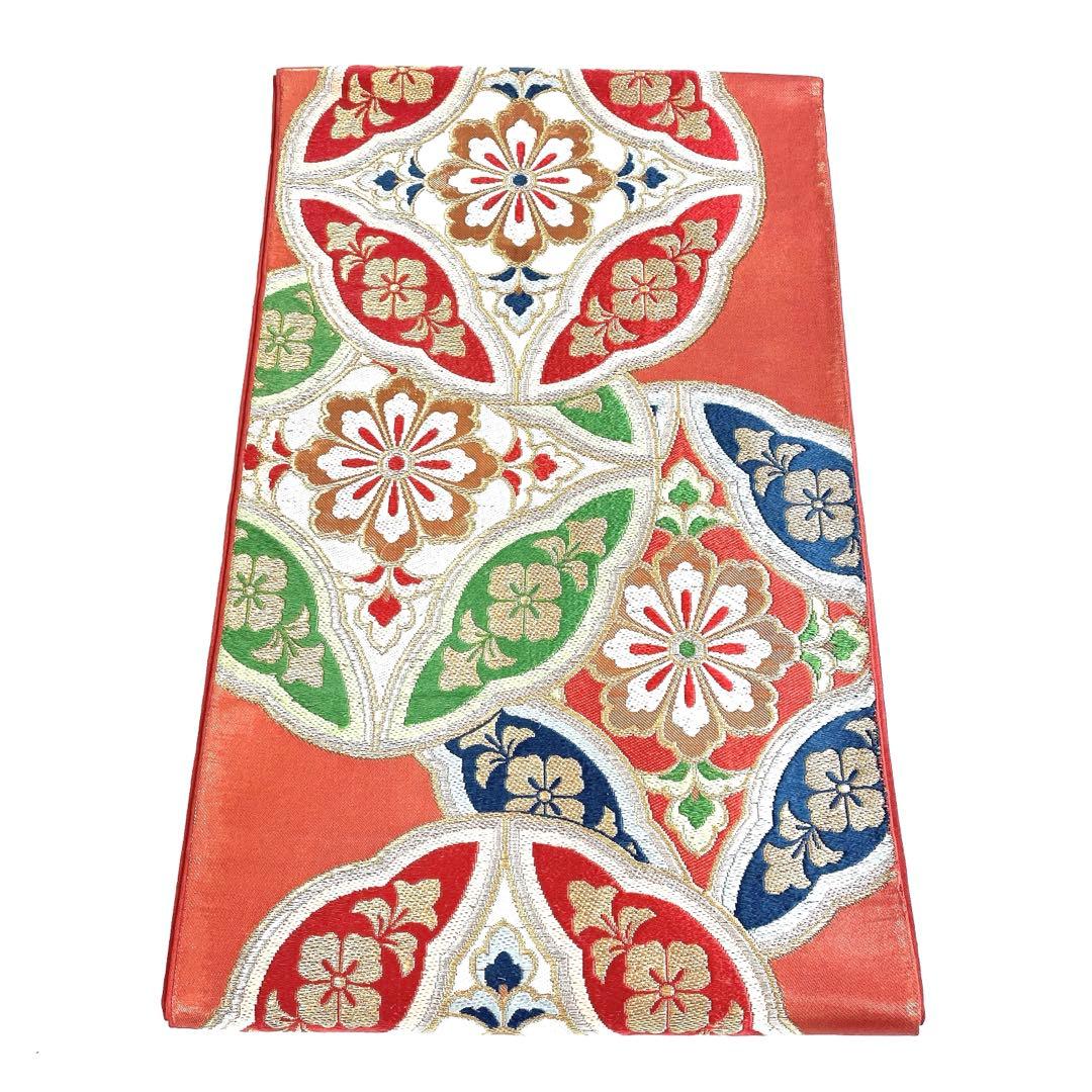 専用帯5145 4720 二点セット ●川島織物謹製 高級 正絹 六通 袋帯