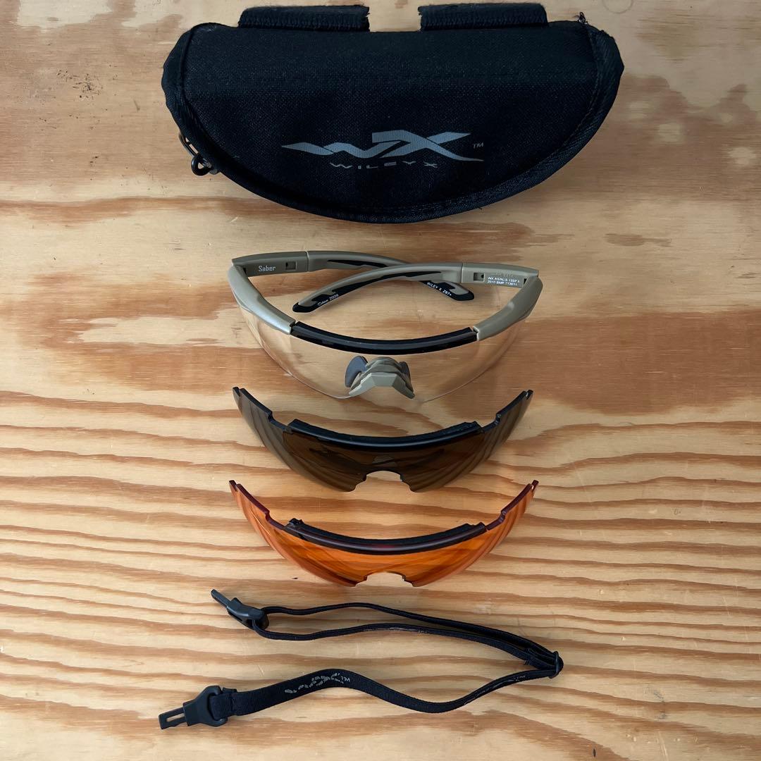 ワイリーX セイバーアドバンスドTANカラー レンズ3枚セット