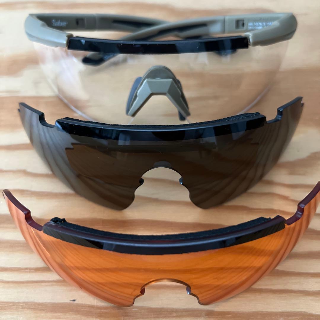 ワイリーX セイバーアドバンスドTANカラー レンズ3枚セット