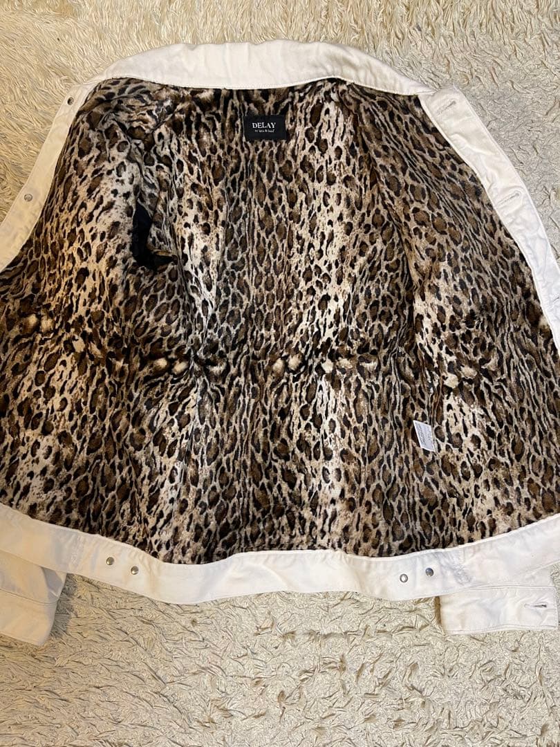 【新品未使用タグ付】Delay by Win&Sons 冬用デニムジャケット 白