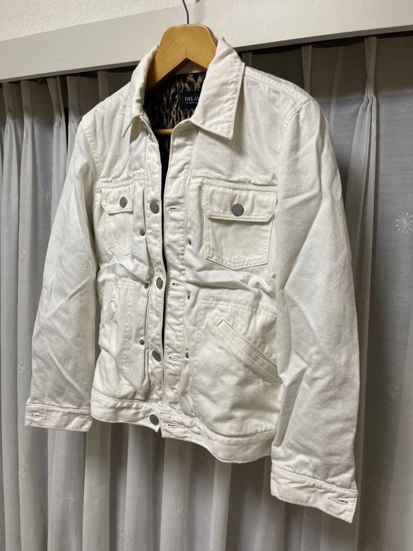 【新品未使用タグ付】Delay by Win&Sons 冬用デニムジャケット 白