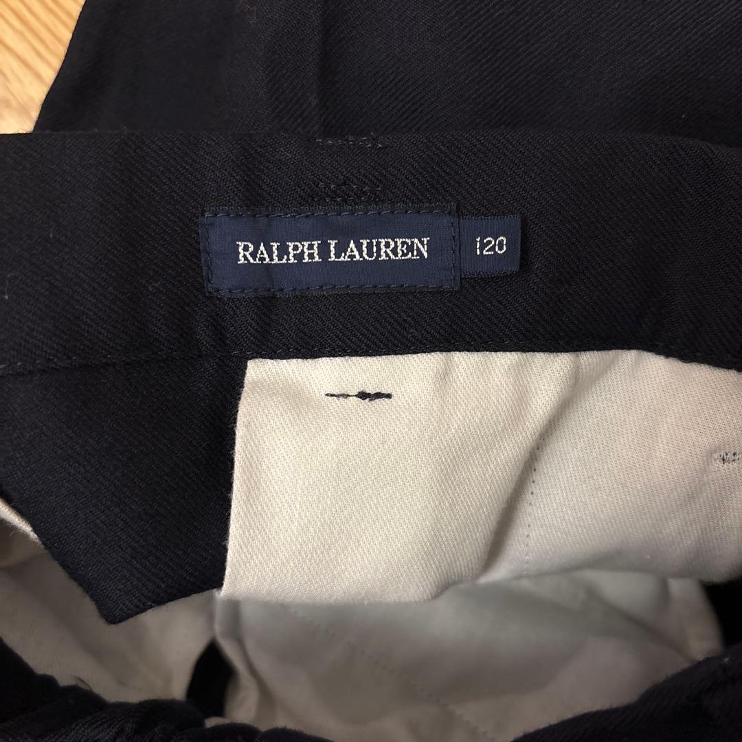 美品 RALPH LAUREN 4点セット フォーマル　スーツ 紺ブレ 120