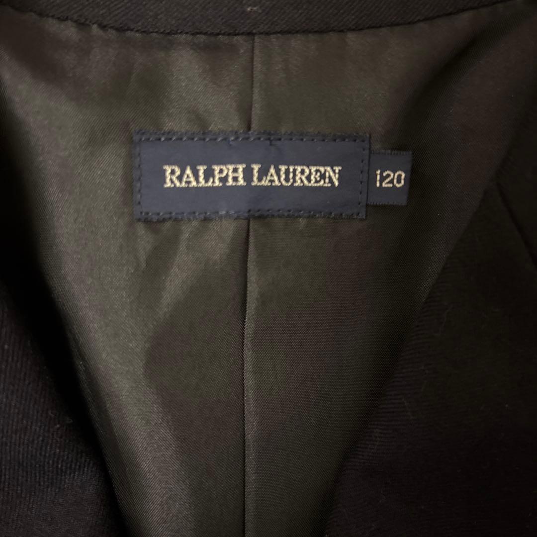 美品 RALPH LAUREN 4点セット フォーマル　スーツ 紺ブレ 120