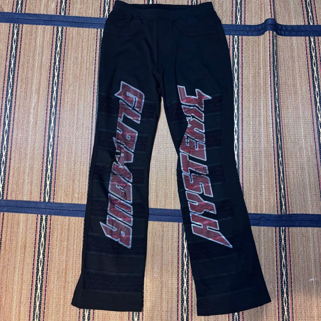 HYSTERIC GLAMOUR ヒステリックグラマー　hys ロゴフレアパンツ