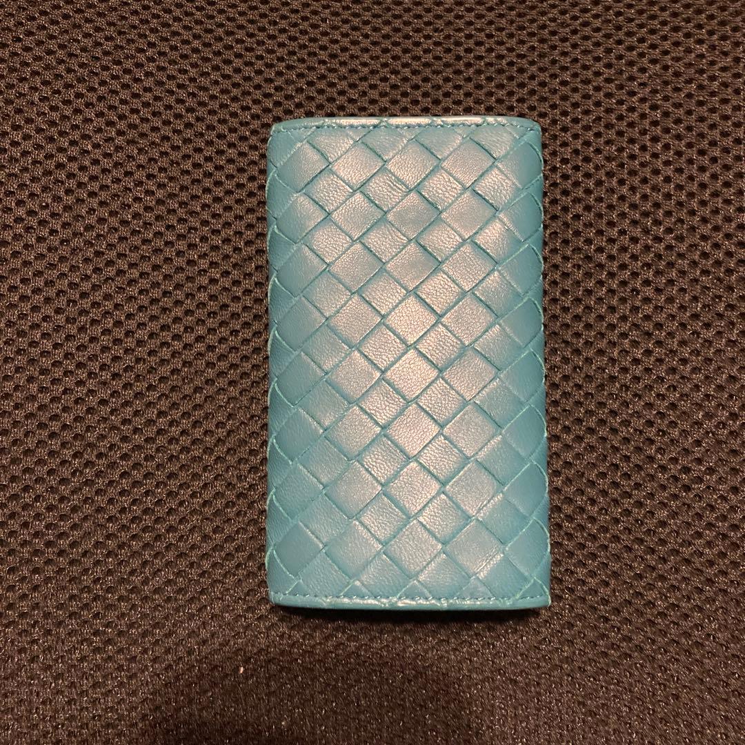 BOTTEGA VENETA 水色 レザー キーケース