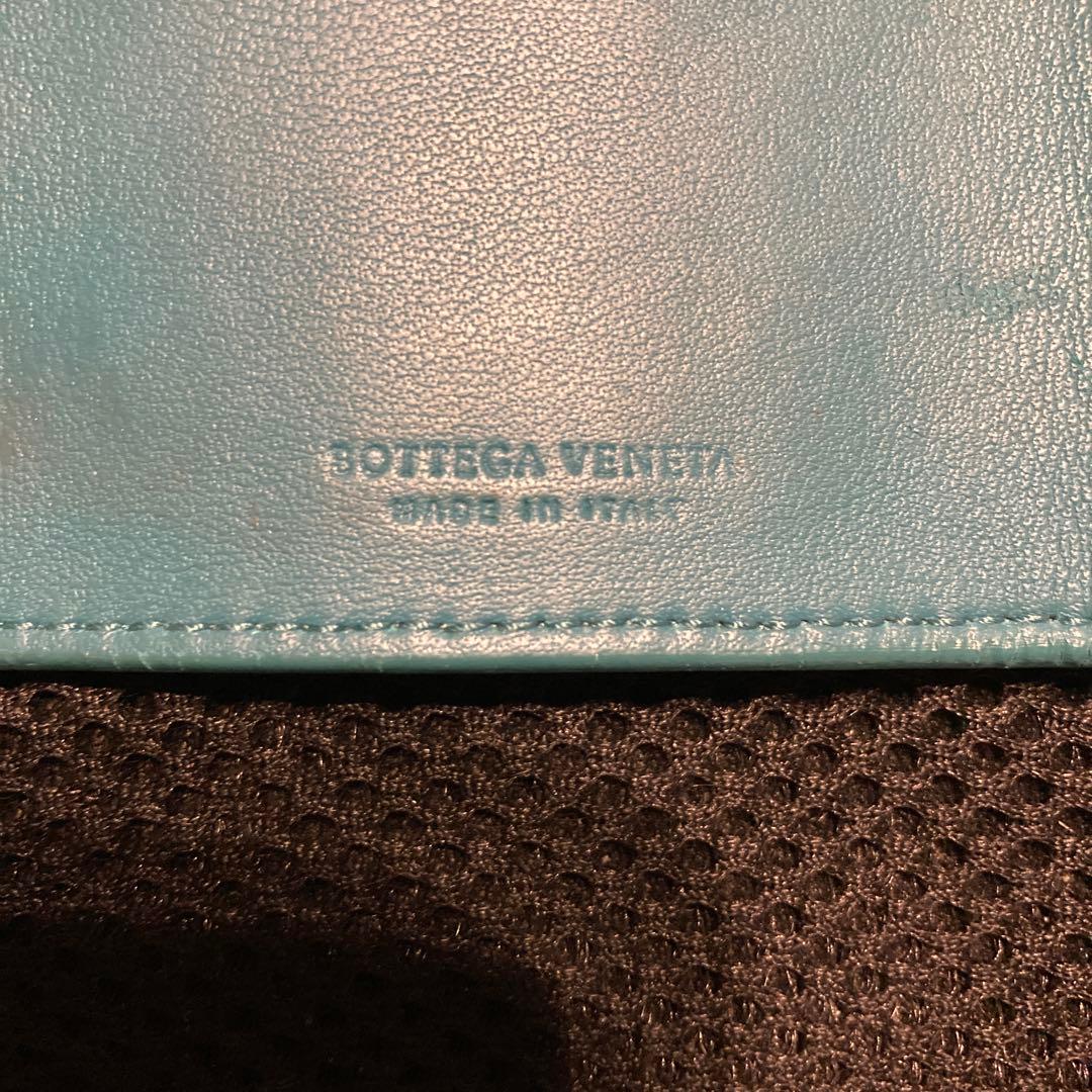 BOTTEGA VENETA 水色 レザー キーケース