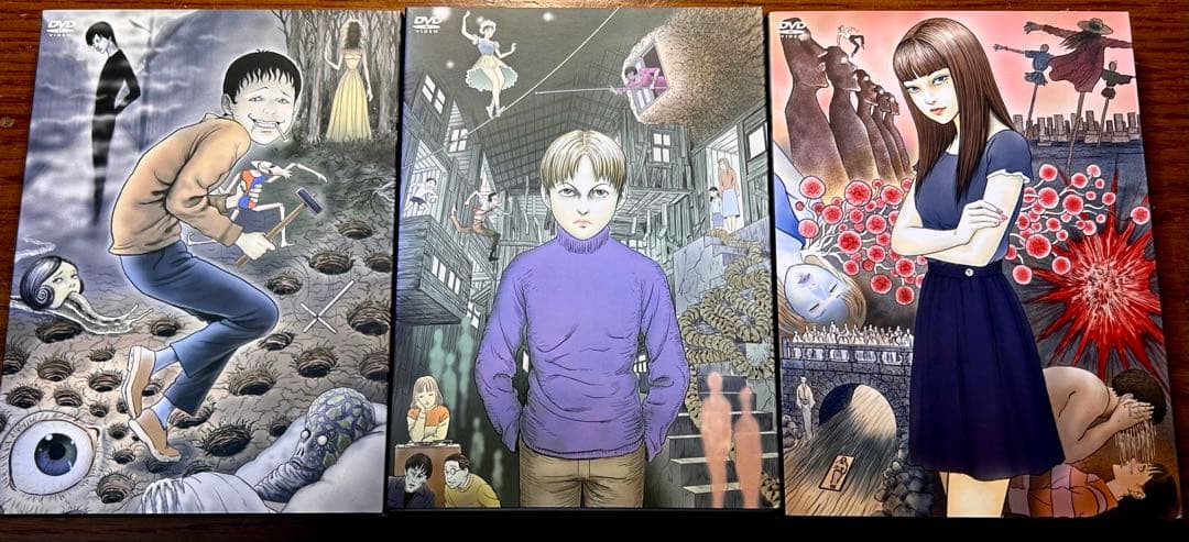 【中古】伊藤潤二コレクション 完全版 DVD 上 中 下 3枚セット