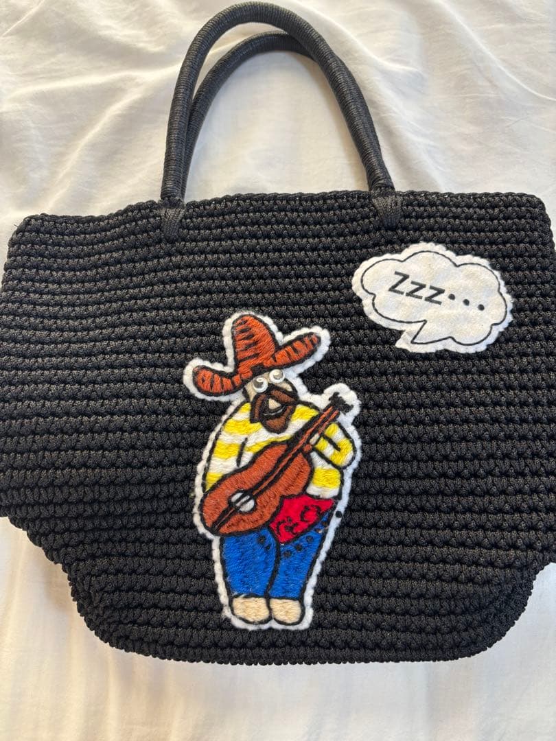 LUDLOWメキシカンキャラクター刺繍トートバッグ