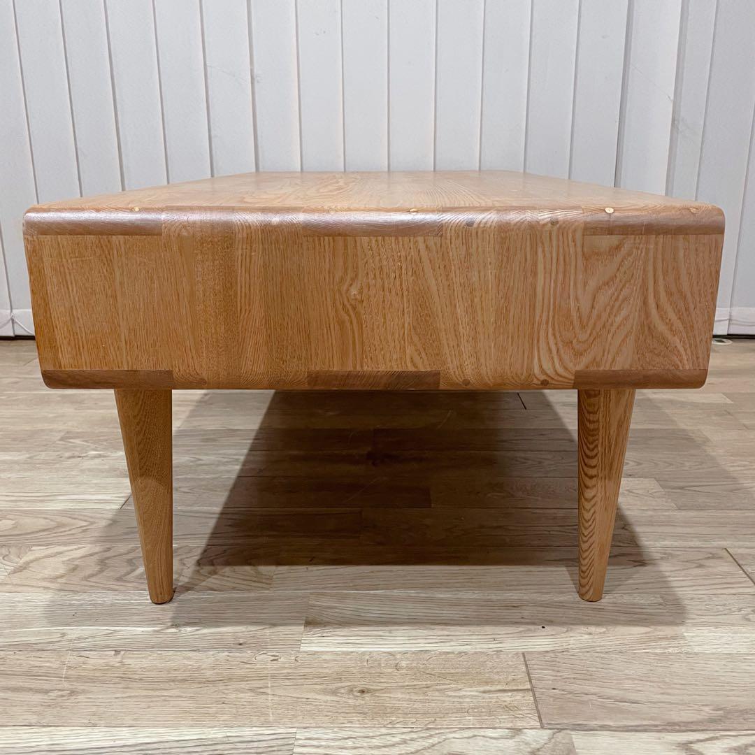 【美品】アクタス シンフォニー 110 リビングテーブル 久和屋　天然木　タモ材