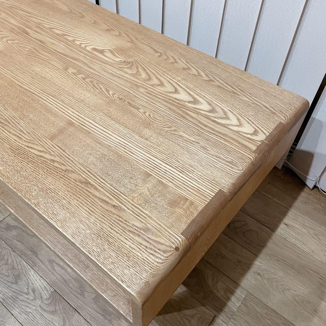 【美品】アクタス シンフォニー 110 リビングテーブル 久和屋　天然木　タモ材