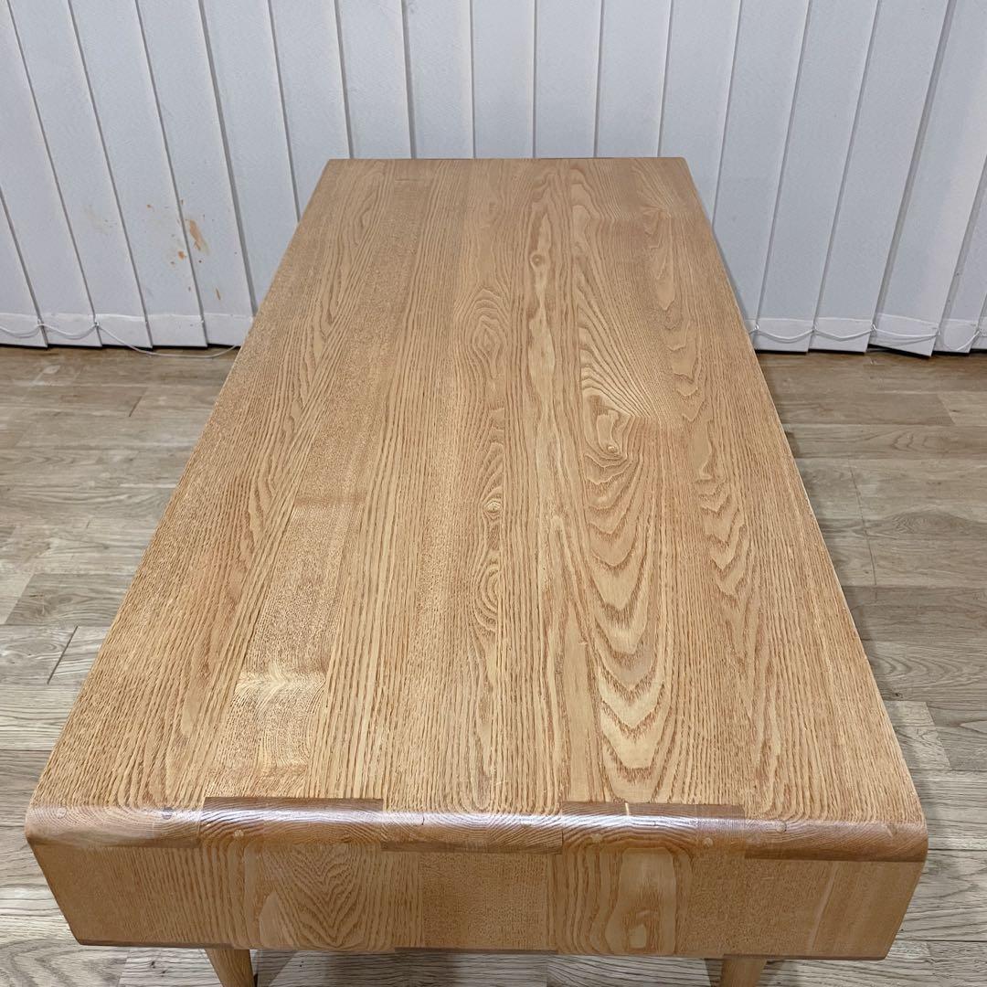 【美品】アクタス シンフォニー 110 リビングテーブル 久和屋　天然木　タモ材