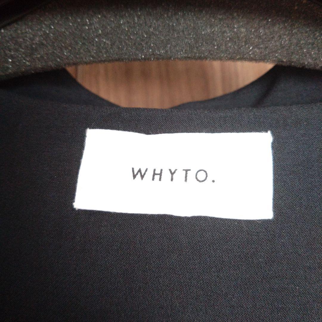 【3点セット　美品】WHYTO ジャケット　センタープレスワイドパンツ　シャツ